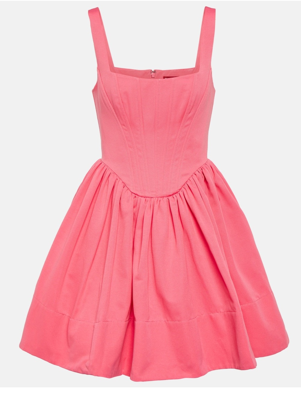 STAUD Landscape Corset Minidress in Pink